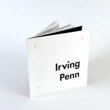 Irving Penn monography. Design editorial projeto de Héloïse KERBRAT - 05.03.2018