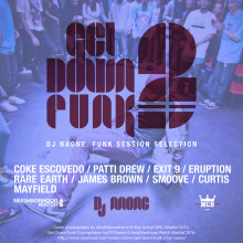 Get Down Funk 2 Cover.. Design gráfico, e Design de cartaz projeto de Nando Feito Baena - 13.02.2016
