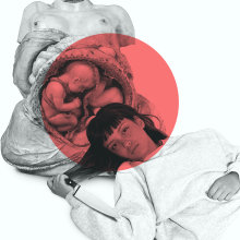 Aborto. Colagem projeto de David Espinosa - 14.02.2019
