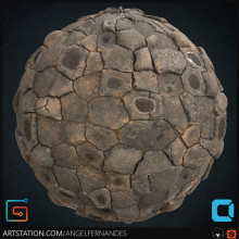 Giants Causeway - Substance Designer. 3D, and Video Games project by Angel Fernandes - 01.16.2019