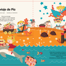 Mi Proyecto del curso: Ilustración infantil para publicaciones editoriales. Vector Illustration, and Digital Illustration project by Carolina Falcone - 02.17.2019