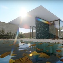 Pabellón alemán - Mies Van Der Rohe. 3D, Arquitetura, e Animação 3D projeto de judithsaladie97 - 19.02.2019