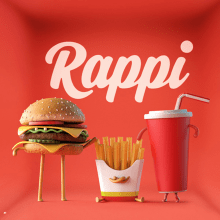 RAPPI. Un proyecto de 3D, Diseño de personajes, Animación de personajes, Animación 3D y Diseño de personajes 3D de Buda.tv - 19.02.2019