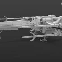 Star Wars Xwing . Un proyecto de 3D y Modelado 3D de enriquepbart - 20.02.2019