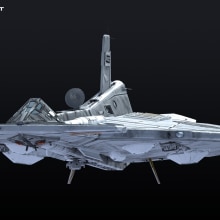 Funky Koval Space Ship. Un proyecto de 3D y Modelado 3D de enriquepbart - 20.02.2019