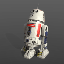 Star Wars R4D5. 3D, and 3D Modeling project by enriquepbart - 02.20.2019