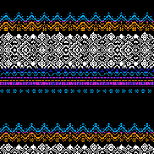 "SADIA" Jacquard seis colores. Tejido de punto industrial . Un proyecto de Pattern Design, Diseño de moda e Ilustración textil de Leticia Texeira Nuñez - 21.02.2019