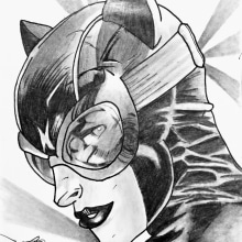 Catwoman's look - Lapiz. Traditional illustration, Pencil Drawing, Drawing, and Artistic Drawing project by Jonny GC - 02.22.2019