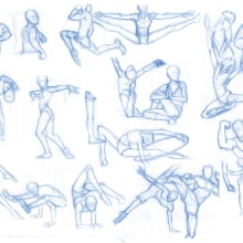 Dancer Sketches. Comic, e Desenho a lápis projeto de brant_bi - 22.02.2019