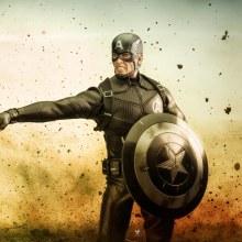 Captain America Concept Art Ver III. Photograph, Photo Retouching, and Studio Photograph project by David Brat - 02.24.2019