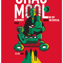 Chac Mool - No soy nadie en especial. Traditional illustration, Vector Illustration, Poster Design, and Digital Illustration project by Andrés Del Valle - 02.25.2019