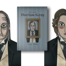 El retrato de Dorian Gray. Ilustração tradicional, Design editorial, e Design gráfico projeto de Olalla Ruiz - 12.03.2017
