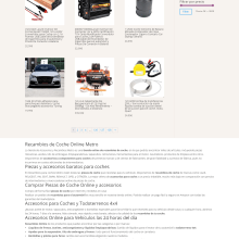 Recambios de Coches Online. Web Design project by Jose Luis Torres Arevalo - 02.25.2019