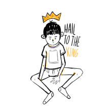 Hail to the King. Ilustração tradicional e Ilustração digital projeto de Diego Andrés Corzo Rueda - 03.03.2019