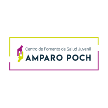 Logotipo Centro de Salud Juvenil Amparo Poch. Design projeto de Cristina Fantova Garcia - 03.03.2019