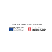 Ajuda Fons Social Europeu. Un proyecto de Diseño gráfico de Clàudia Llopis - 04.03.2019