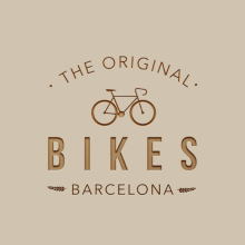 Original Bikes Logo. Poster Design project by Clàudia Llopis - 03.04.2019