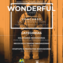 Cartel concurso Wonderful 2019. Un proyecto de Diseño de carteles de Jorge Domínguez Fernández - 04.03.2019