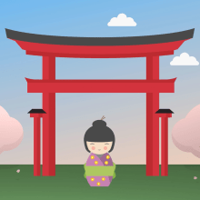 Welcome to the japanese spring. Un proyecto de Animación, Animación de personajes, Animación 2D, Animación 3D e Ilustración digital de Cristina Hernán Méndez - 05.03.2019