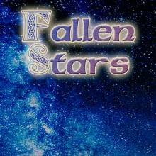 Portada de la novela online "Fallen Stars". Editorial Design, and Graphic Design project by Evan Manzano - 03.05.2019