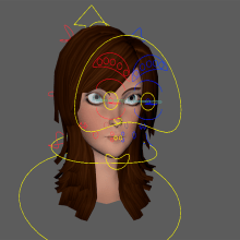 Mi Proyecto del curso: Rigging: articulación facial de un personaje 3D. Un proyecto de 3D, Rigging, Animación 3D, Modelado 3D y Videojuegos de Joselvent David Suárez Morgado - 06.03.2019