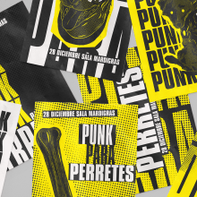 PUNK PARA PERRETES. Un projet de Illustration traditionnelle, Direction artistique , et Design graphique de Óscar Parada Quintana - 28.12.2018