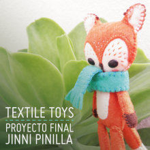 Mi Proyecto del curso: Textile Toys: diseño y creación de personajes en tela Ein Projekt aus dem Bereich H, werk und Spielzeugdesign von Jenny Pinilla - 08.03.2019