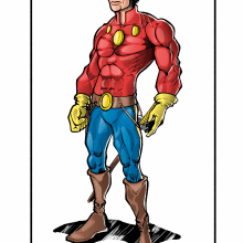 Flash Gordon. Ilustração tradicional, Design de personagens, Desenho e Ilustração digital projeto de Rubén Huéscar Santos - 11.11.2018