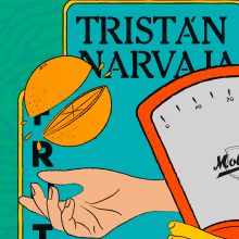 Tristán Narvaja. Un proyecto de Diseño gráfico, Ilustración vectorial, Dibujo e Ilustración digital de Felipe García - 12.03.2019