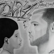 Drake Nothing was the same - Lapiz. Traditional illustration, Pencil Drawing, Drawing, Portrait Illustration, Portrait Drawing, and Artistic Drawing project by Jonny GC - 02.27.2019