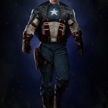 Captain America - First avenger. Un proyecto de Ilustración, Bellas Artes y Concept Art de Carlos Gollán - 13.03.2019