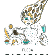  FLECA PARAPAPA. Design e Ilustração tradicional projeto de Blanca Ros - 14.05.2018
