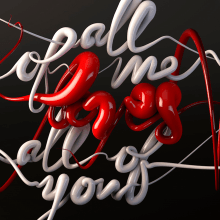 All of me. Design, 3D, Graphic Design, Calligraph, and Creativit project by Jose Padrino Gomez - 03.16.2019