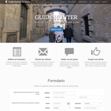 Guide Hunter - Web/Webapp. Un proyecto de Diseño Web y Desarrollo Web de José Núñez - 01.09.2017