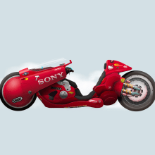 La moto de Kaneda. Akira.. Un proyecto de Ilustración de Óscar Lloréns - 18.03.2019