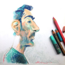 Selfie - by el Rubencio. Un proyecto de Dibujo, Ilustración de retrato y Dibujo de Retrato de Rubén Jiménez "EL RUBENCIO" - 20.03.2019