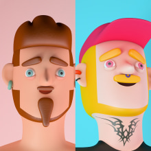 Personas. Un proyecto de 3D, Diseño de personajes y Diseño de personajes 3D de Eva Segen - 21.03.2019