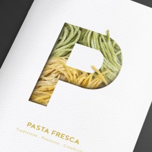 Cátalogo Pasta Fresca ICP. Design gráfico projeto de Matilda Lombas - 21.03.2019