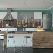 Kitchen  Ein Projekt aus dem Bereich 3D und Architektur von f9 studio. - 21.03.2019