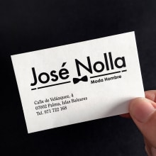 José Nolla — identitat visual. Un proyecto de Br, ing e Identidad, Diseño gráfico y Diseño de logotipos de Pepmi Soto Nolla - 24.03.2019