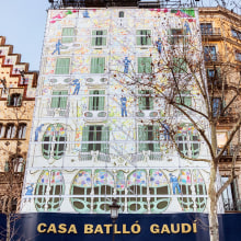 Casa Batlló. Ilustración lona. Ilustração tradicional projeto de Bronco Studio - 25.02.2019