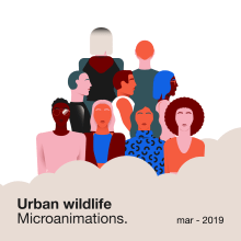Urban wildlife — Microanimaciones en 2D con After Effects. Traditional illustration, Motion Graphics, Art Direction, Character Design, Graphic Design, Video, Rigging, Vector Illustration, and Digital Illustration project by María Marqueses - 03.25.2019