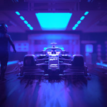 F1 MOVISTAR. Un proyecto de Vídeo y Animación 3D de Kutuko - 28.03.2019