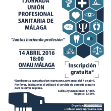 Cartel Jornadas. Design de cartaz projeto de Juanjo Álvarez - 13.04.2016
