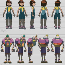 Character design for the story of Atahualpa. Un proyecto de Diseño de personajes e Ilustración digital de Johanna Mesa Ramos - 29.03.2019