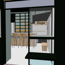 DOGA WINE BAR. Design de interiores projeto de leire Rodrigo - 01.05.2015