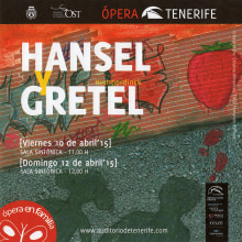 Cartel Hänsel y Gretel. Traditional illustration project by Cristina Almansa - 03.24.2015