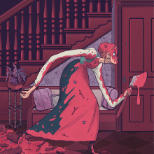 Lizzie Borden. Un proyecto de Ilustración tradicional de Alex Red - 31.03.2019