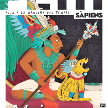 Petit Sàpiens. Ilustração tradicional, e Design editorial projeto de Eva Palomar - 30.09.2018