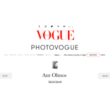 Photo Vogue. Moda, e Fotografia digital projeto de Antonio Olmos Perez - 02.04.2019